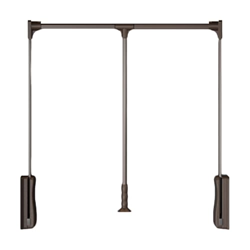 Barre de penderie escamotable réglable contre placards encombrés - 2
