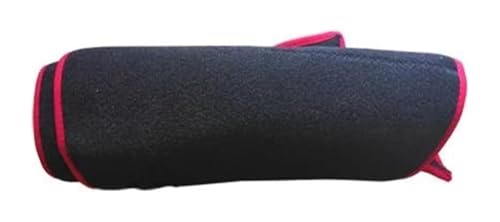 Alfombrilla para salpicadero de VW Golf 8 MK8 protectora antideslizante con borde rojo
