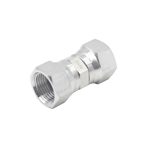 Image of HFS(R) 5 /8 inch Female JIC Swivel x 5 /8 inch Female JIC Swivel Nut Union Stainless Steel 304