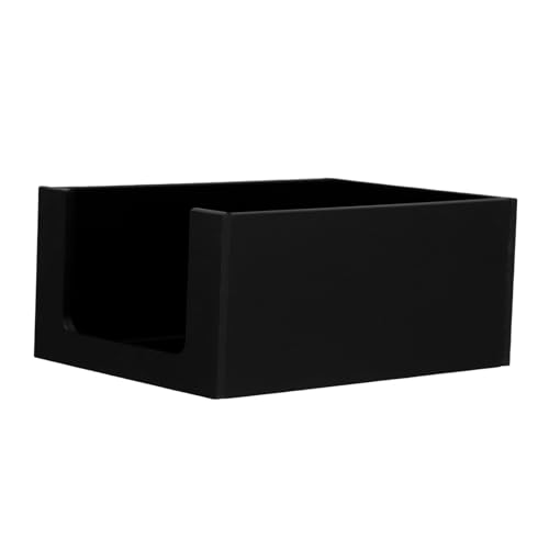 FELTECHELECTR Tea Bag and Sugar Packet Holder Modern Acrylic Storage Box Kitchen Counter Office Compact Easy to Cle