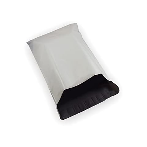 5 EcoSwift 19 x 24 White Poly Mailers Size #8 Self Sealing Bulk Packaging Materials Shipping Supplies Envelopes Bags 19 inches by 24 inches Cover