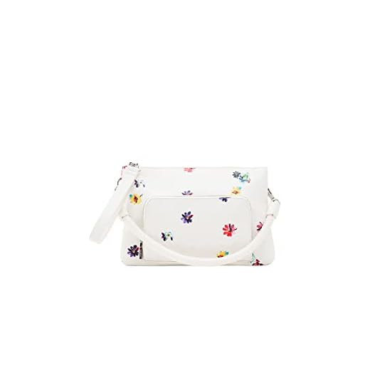 Desigual, BOLS_FRESIA DORTMUND 1000 WHITE Donna, bianco, taglia unica