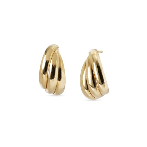 Pendientes Vera chapados en oro de Vidal & Vidal