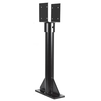 SkyLift SK24-HD3.5 24" Heavy Duty SkyLift Roof Riser with 3-1/2" Saddle - Black