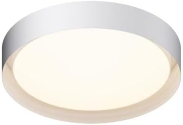 ET2 Echo - 40W 1 LED Flush Mount-4.25 Inches Tall and 24 Inches Wide-White Finish