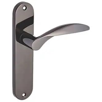 Designer Levers - Bordeaux Lever Latch Door Handle - Black Nickel - Internal - Pair