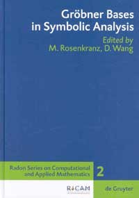 Gröbner Bases in Symbolic Analysis book cover