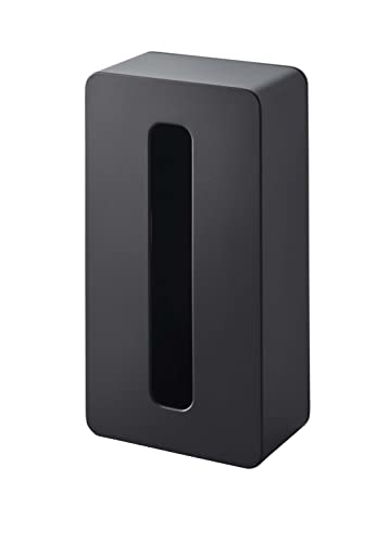 Yamazaki Industries 5807 Magnetic Compact Tissue Case, High Type, Black, Compatible Size: Inner Dimensions (W x D x H): Approx. 4.1 x 2.4 x 8.1 inches (10.5 x 6 x 20.5 cm) Soft Pack Tissue Cover