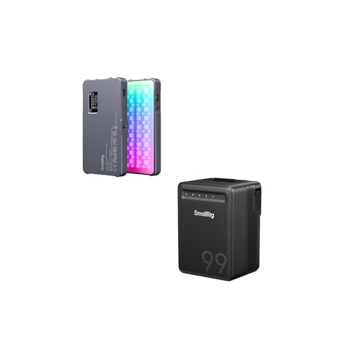 SmallRig P96L RGB�r�f�I���C�g 3489B+VB99 lite �~�j V �}�E���g �o�b�e���[ 5245