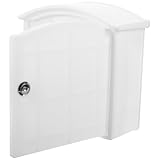 JHKNNK Milk Bottle Storage Box Lockable Plastic Crate with Insulated Holder for Outdoor Doorstep Use