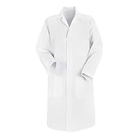 Blouse Blanche Chimie Lycee Coton Homme Femme Collège Medicale Physique Chemisiers Et Blouses Chemise Manches Longues avec Poche Et Bouton Grande Taille Couleur Unie
