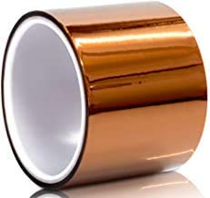 AAKSHITA High Temperature Heat Resistant Tape for Heat Transfer 3D Printers High Temp Tape, Kapton Tape Electronics Polyimide Tape Size (24MM X 30 MTR.)