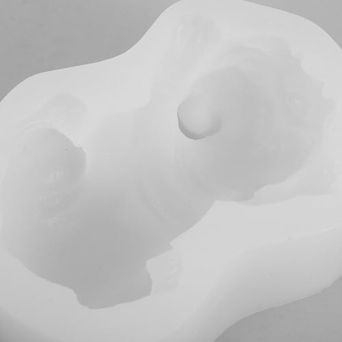 SAFIGLE 立体斗牛犬ムースケーキ型 ベーキングモールド 高耐熱クッキー型 お菓子作り用 ホワイト パーティー装飾向け