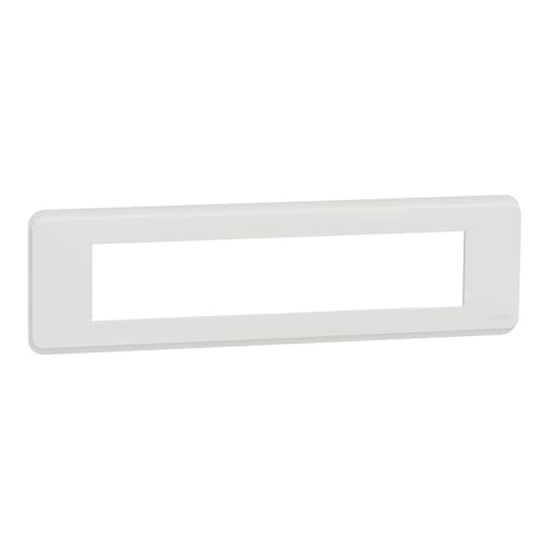 Marco 10 módulos Pro Polar placa embellecedora blanca empotrable 2