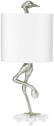 Cyan Design 10362 Ibis Table Lamp, 1-Light 100 Watts, Silver Leaf