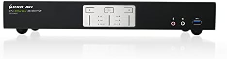 IOGEAR 2-Port 4K Dual View KVMP Switch with HDMI Connection, USB 3.0 Hub and Audio (TAA) GCS1942H — 사진 3