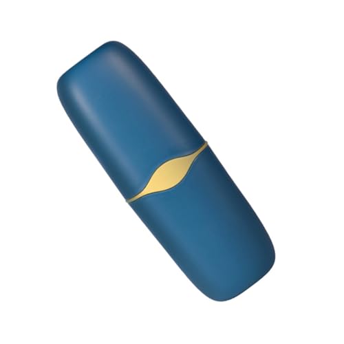 Mikinona 携帯便利な歯磨きカップ トラベル用歯ブラシケース 歯磨き粉収納 旅行やキャンプに ノンスリップ設計 環境に優しい厚手素材 ブルー