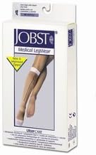Jobst 114480 UlcerCare Non-Zippered Unisex Open Toe Knee Highs - Size- Medium with 2 Liners and 1 stocking, Color- Beige