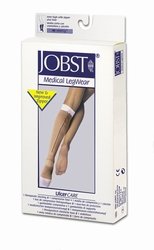 Jobst 114480 UlcerCare Non-Zippered Unisex Open Toe Knee Highs - Size- Medium with 2 Liners and 1 stocking, Color- Beige-image-49