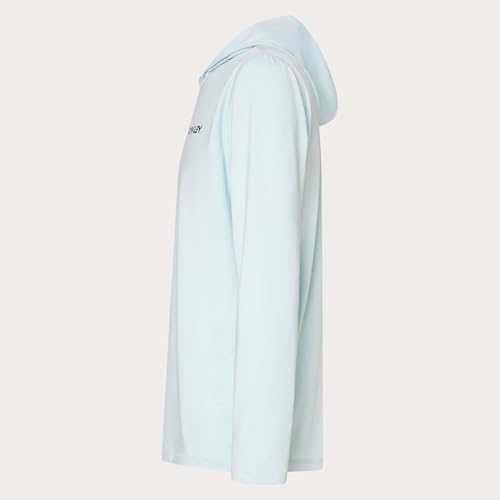 Oakley Men's Standard Rainbow Recycled Hooded Rashguard, Frost2