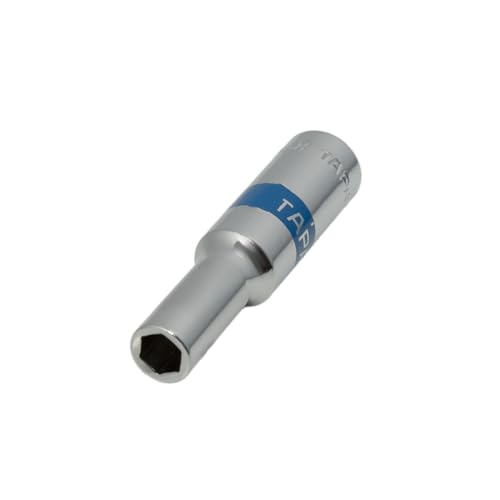 Image of Taparia 1 /4 inch (6.35mm) Drive Extended Length Deep Socket Bit (AL 4.5, 5.5, 7 mm)-For Fastners in Recessed areas-Compatible W /Ratchets, L Handles, Wrenches, Power Tools-Automotive Workshop, Garages