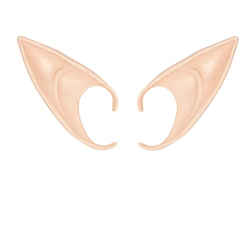 CHLDYCST Elfenohren Cosplay Maskerade Zubehör-Weicher Spitz Goblin Cosplay Halloween Party Requisiten, Anime Party Vampire Fairy Ears, Maskerade Zubehör Cover