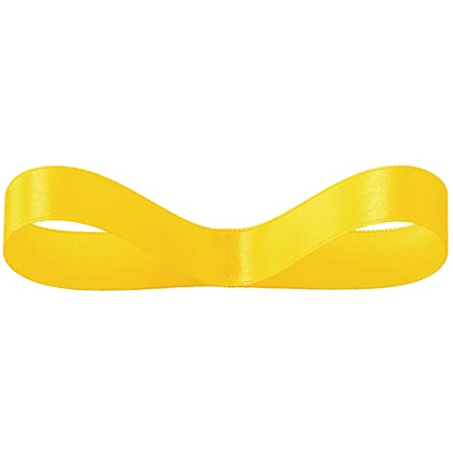 ヘッズ サテンリボン 1.6cm×20m巻 サンフラワー 1巻 16mm幅 HEADS 1642R