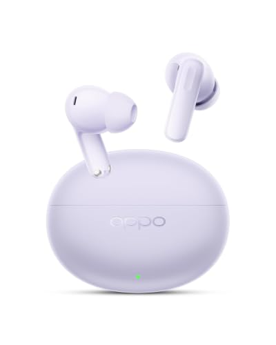 OPPO Enco Air 5 True Wireless Noise Cancelling Earbuds with 52dB Real time ANC,Upto 54Hrs Playtime,Triple-Mic AI Clear Call,Low Latency,Fast Charging.,Lavender Purple - Image 4