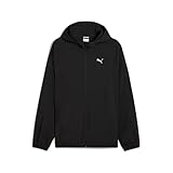 PUMA Mens Train All Day Tech Woven Jacket Athletic Outerwear Casual Full Zip - Black - Size S
