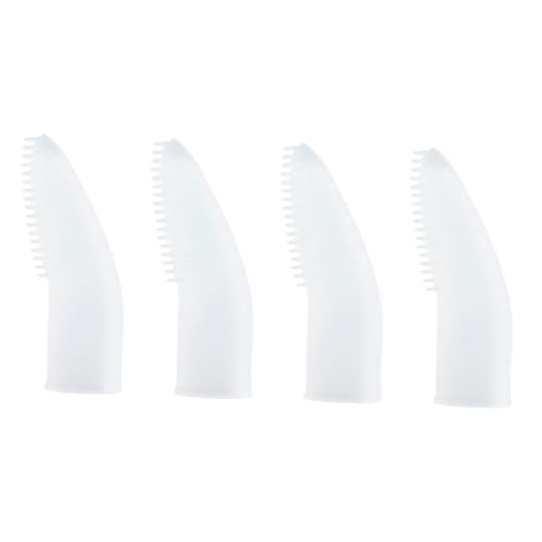 Brosse à dents pour chat et chien en silicone souple anti-tartre pour soin des gencives
