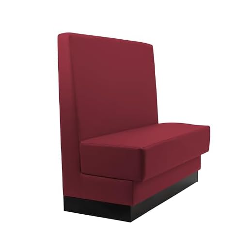 Vinyl Restaurant Booth Seat for Two