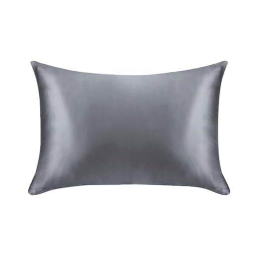 Silk Simulation Pillowcase Ice Silk Soft Zipper Closure 20 Inches 51x66cm Bedding Accessories (G, One Size)