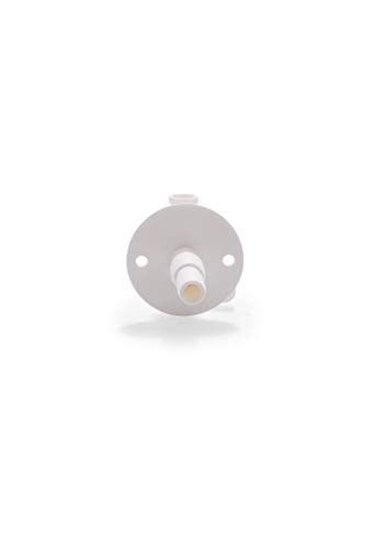 Image of Camco 22223 Drain Valve - 3 /8 inch or 1 /2 inch Dual Barb with Flange, White (Pack of 6)