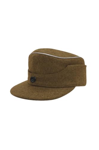 Casquette en laine marron M44 évite les copies historiques approximatives