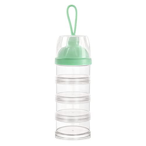 Image of Accmor Baby Milk Powder Formula Dispenser, 4 Layers Stackable Formula Container for Travel, Non-Spill Snacks Formula Storage Container On The Go, BPA Free