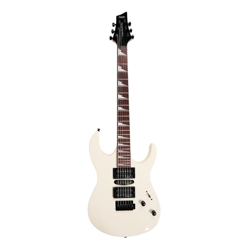 Image of SEIB370 Electric Guitar, HSH Pickups, Basswood Body, Rosewood Fingerboard (White)