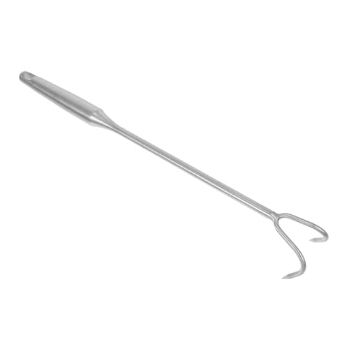 CIMAXIC Cooking Grill Meat Flipper Hook Stainless Steel BBQ Meat Hooks Versatile Cooking Utensils Holder