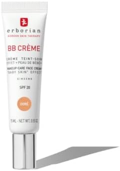Erborian - BB Cream With Ginseng - Complexion Cream - "Baby Skin" Effect - Korean Cosmetic Treatment 5 -In -1 For SPF 20 - Korean Cosmetic Care
