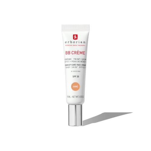 Image of Erborian - BB Cream With Ginseng - Complexion Cream - "Baby Skin" Effect - Korean Cosmetic Treatment 5 -In -1 For SPF 20 - Doré 15 ml