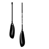 BPFbouXXg 2 Abschnitte, 100% Kohlefaser, Kajak-Paddel, Carbon-Löffel-Typ, ultraleichtes...