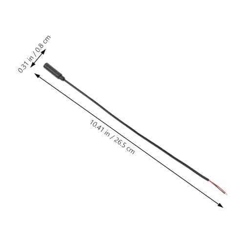 Cable audio con conector Jack 3.5mm hembra a cable sin terminal miniatura 2