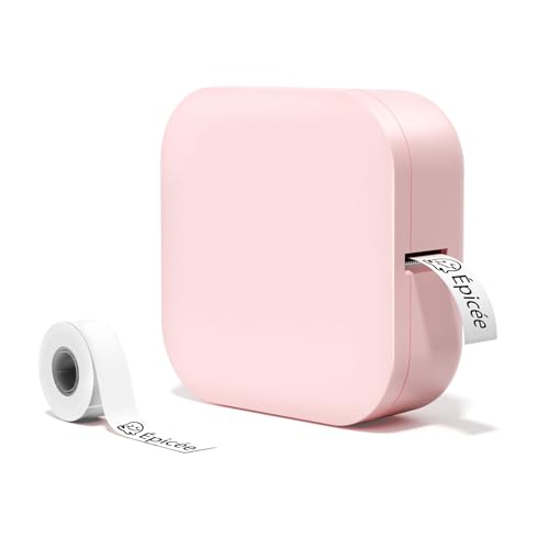 Odaro Q30 Label Maker Machine with Tape, Inkless Thermal Label Printer Mini, Portable Bluetooth Handheld Labeler for Small Business, Home, School, Office Organization (Pink)