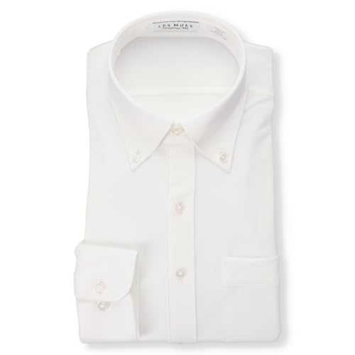 [アオキ] エアクールノンアイロンシャツ 涼しい長袖 【吸汗速乾/通気性/消臭/ストレッチ】 ワイシャツ メンズ 白/ボタンダウン(LPSB25-59)