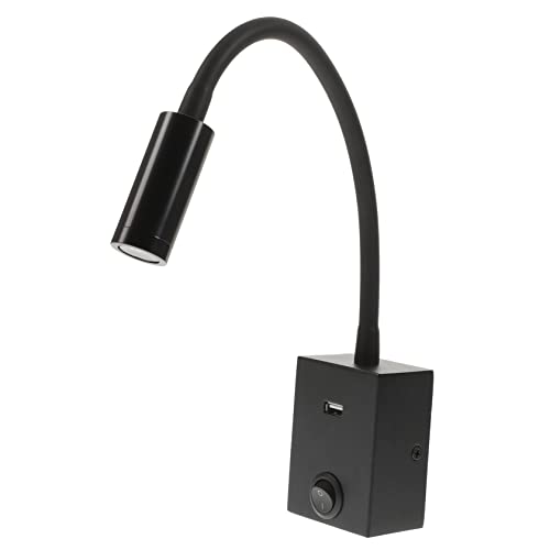 ABOOFAN Led Bedside Reading Light Flexible Wall Lamp for Book Soft Tube Light for Bed