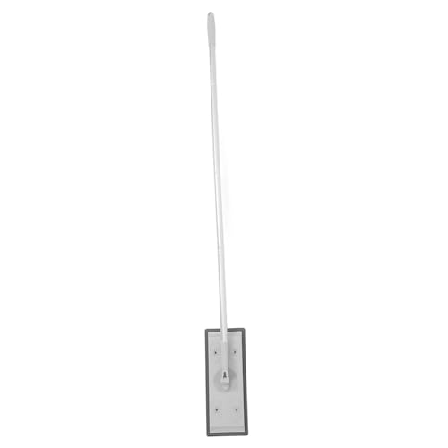Ciieeo trapeador de Polvo escobilla de Goma para Limpieza de Ventanas plumeros para Pisos de Madera trapeador de Piso de Madera fregona barredora fregona Plana aleación de Aluminio Gris