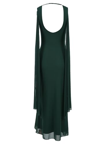 Image of Parthea Women's Summer Formal Wedding Guest Dresses Sleeveless Backless Long Elegant Evening Party Maxi Bodycon Dress