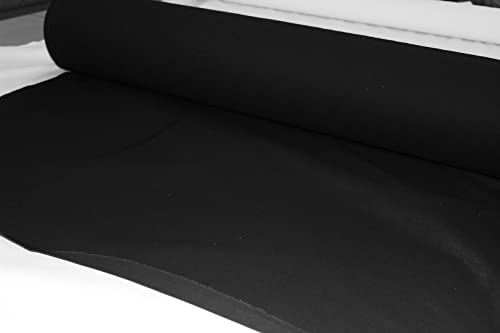 Premium Black 100% Cotton Muslin Fabric - Versatile 58" Wide Draping Textile, Perfect for Fashion, Quilting & Crafts (2 Yards) 6 Premium Black 100% Cotton Muslin Fabric - Versatile 58" Wide Draping Textile, Perfect for Fashion, Quilting & Crafts (2 Yards) - Image 5