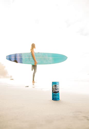 High Brew Coffee, Cold Brew, Mexican Vanilla, 8 Fl Oz Can (Pack of 12)