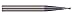Micro 100 SME-028-2X Square End Mill, 028" Cutter Dia, 042" LOC, 2 Fl, 1/8" Shank Dia, 1-1/2" OAL, AlTiN