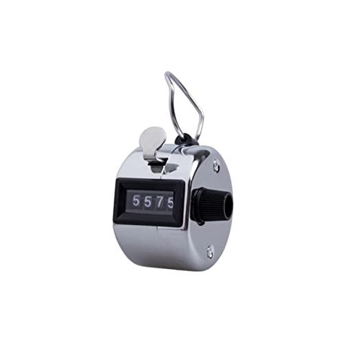 Kisangel Hand Held Tally Counter 4 Number Clicker for Counting Sports Office Use